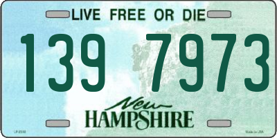NH license plate 1397973