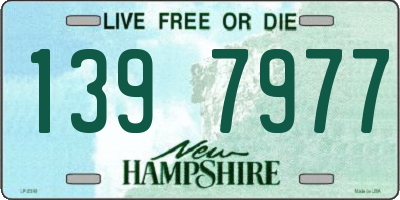 NH license plate 1397977