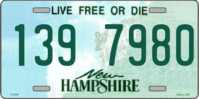 NH license plate 1397980