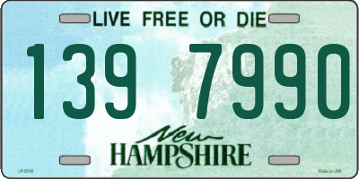 NH license plate 1397990