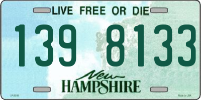 NH license plate 1398133