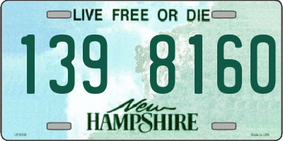 NH license plate 1398160