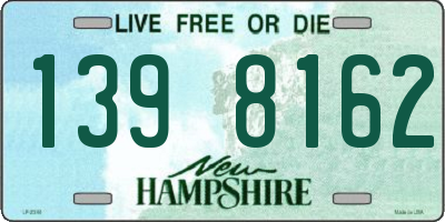 NH license plate 1398162