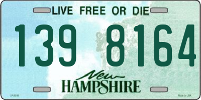 NH license plate 1398164