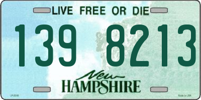 NH license plate 1398213