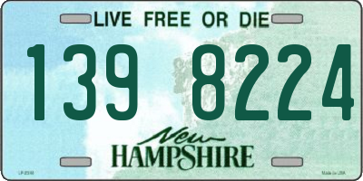 NH license plate 1398224