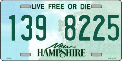 NH license plate 1398225