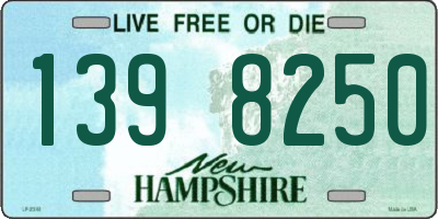 NH license plate 1398250