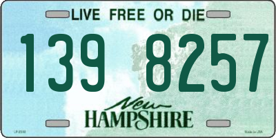 NH license plate 1398257