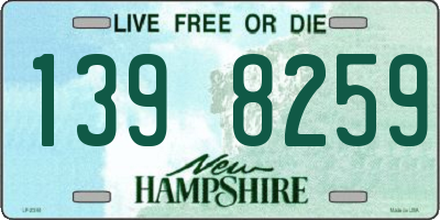 NH license plate 1398259