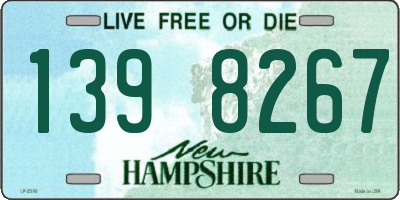 NH license plate 1398267