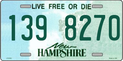 NH license plate 1398270