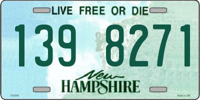NH license plate 1398271