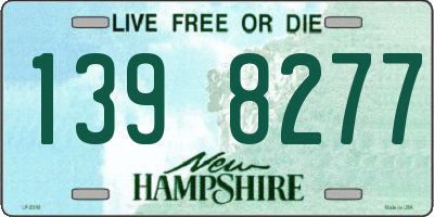 NH license plate 1398277
