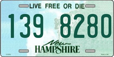 NH license plate 1398280