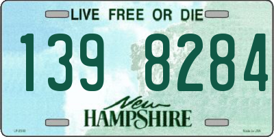 NH license plate 1398284