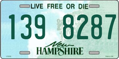 NH license plate 1398287