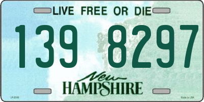 NH license plate 1398297