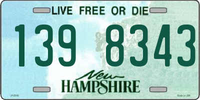 NH license plate 1398343
