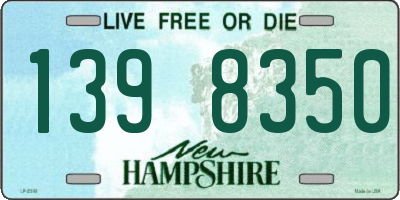 NH license plate 1398350