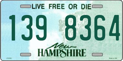 NH license plate 1398364
