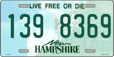 NH license plate 1398369