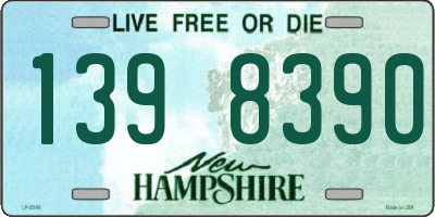 NH license plate 1398390