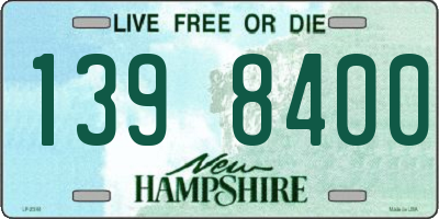 NH license plate 1398400