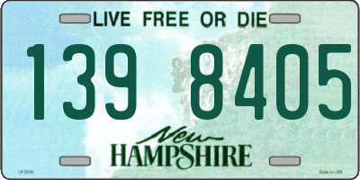 NH license plate 1398405