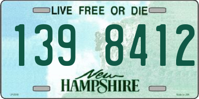 NH license plate 1398412