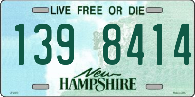 NH license plate 1398414