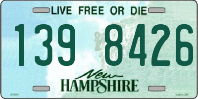 NH license plate 1398426