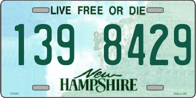 NH license plate 1398429