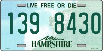 NH license plate 1398430