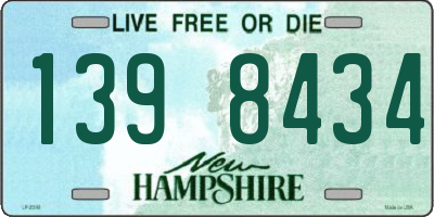 NH license plate 1398434