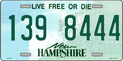NH license plate 1398444