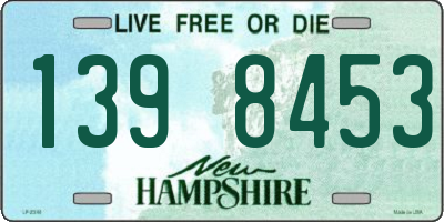 NH license plate 1398453