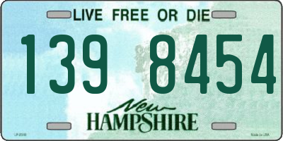 NH license plate 1398454