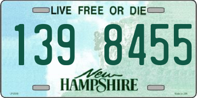 NH license plate 1398455