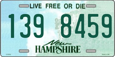 NH license plate 1398459