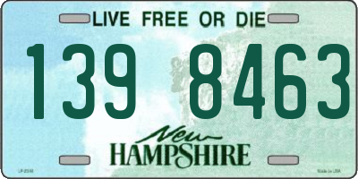 NH license plate 1398463