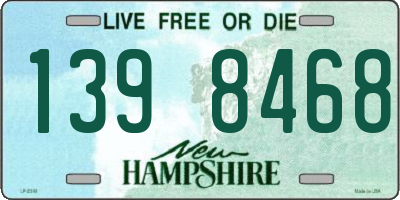 NH license plate 1398468