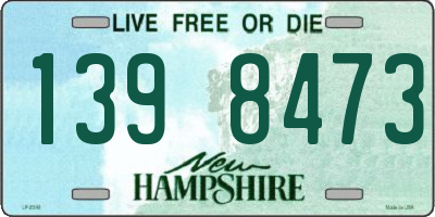 NH license plate 1398473