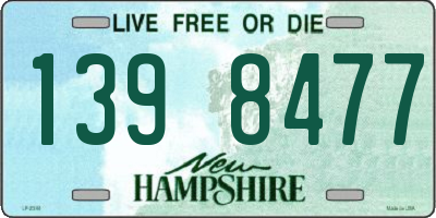NH license plate 1398477