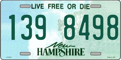 NH license plate 1398498