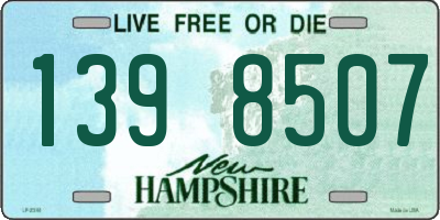 NH license plate 1398507