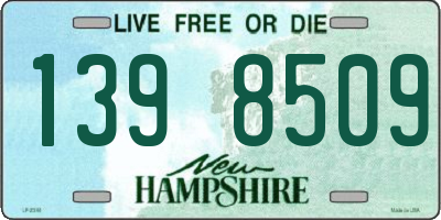 NH license plate 1398509