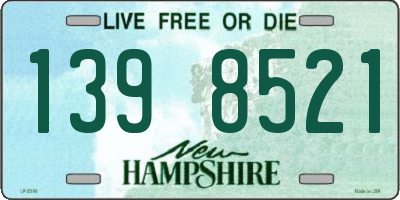 NH license plate 1398521
