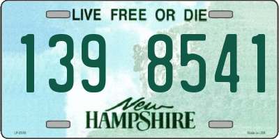 NH license plate 1398541