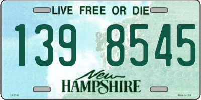 NH license plate 1398545